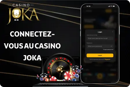 Ouvrez Joka Casino app et connectez-vous à votre compte.